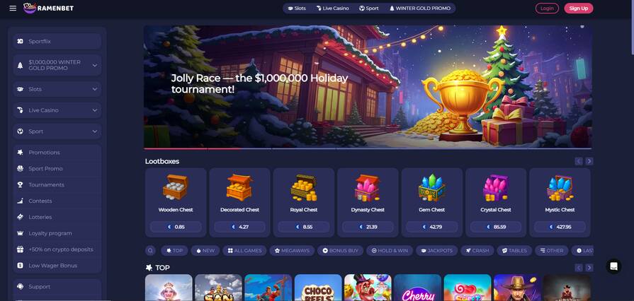 Онлайн казино Ramenbet