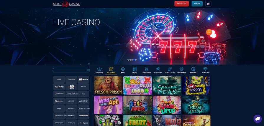 Онлайн казино Sprut