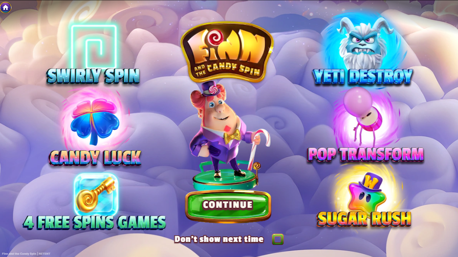 Бесплатная игра в Finn and the Candy Spin