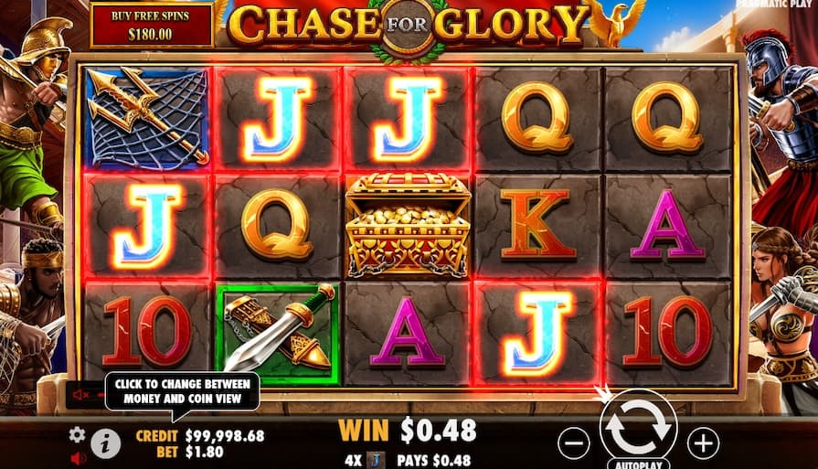 Дизайн игры Chase for Glory