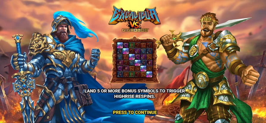Бесплатная игра в Excalibur vs Gigablox