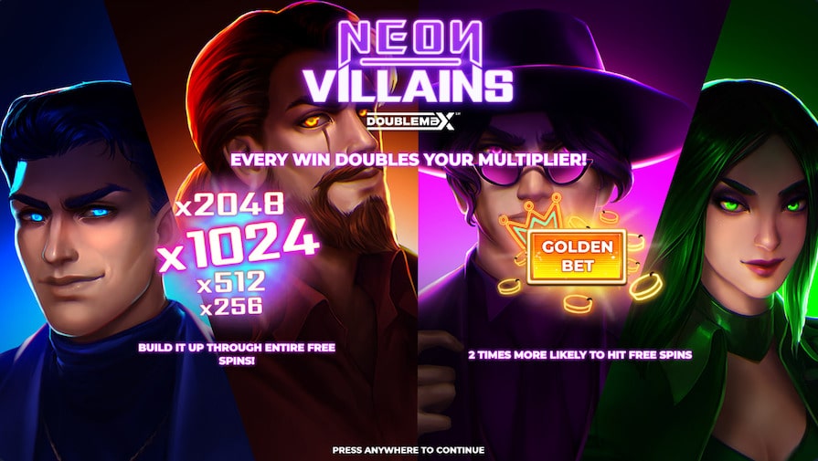 Бесплатная игра в Neon Villains DoubleMax