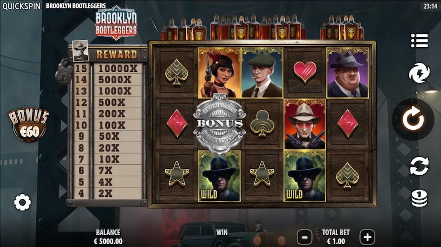 Слот Brooklyn Bootleggers