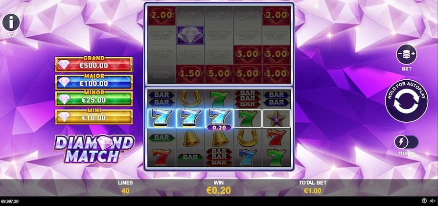 Дизайн игры Diamond Match