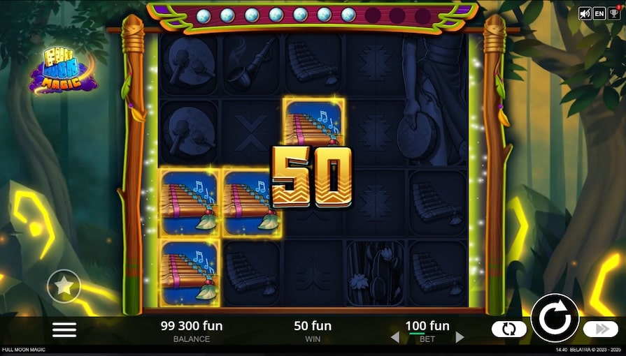 Дизайн игры Full Moon Magic