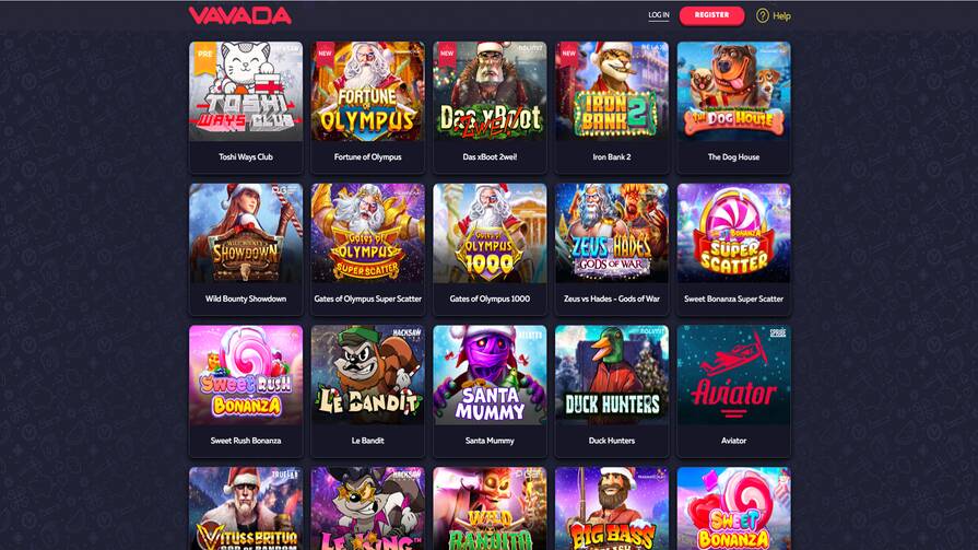 Азартные игры в казино Vavada 