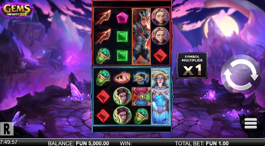 Слот Gems Infinity Reels