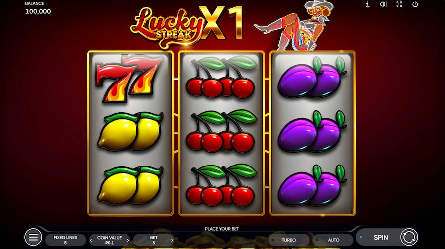 Бесплатная игра в Lucky Streak X