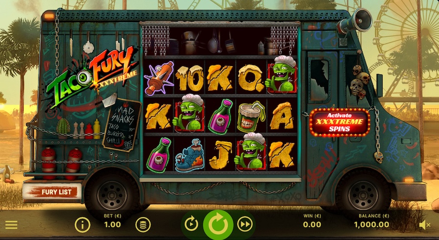 Слот Taco Fury Xxxtreme