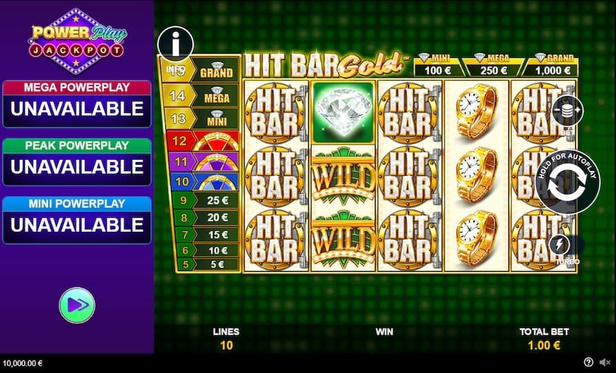 Слот Hit Bar: Gold Powerplay Jackpot