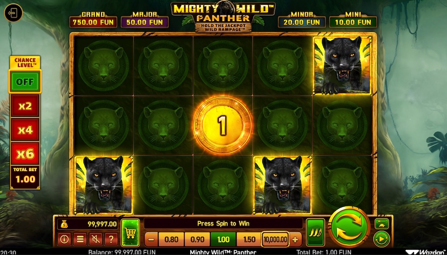 Дизайн игры Mighty Wild Panther Halloween Edition