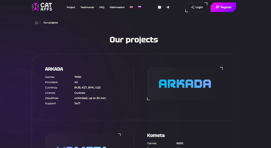 Список онлайн казино