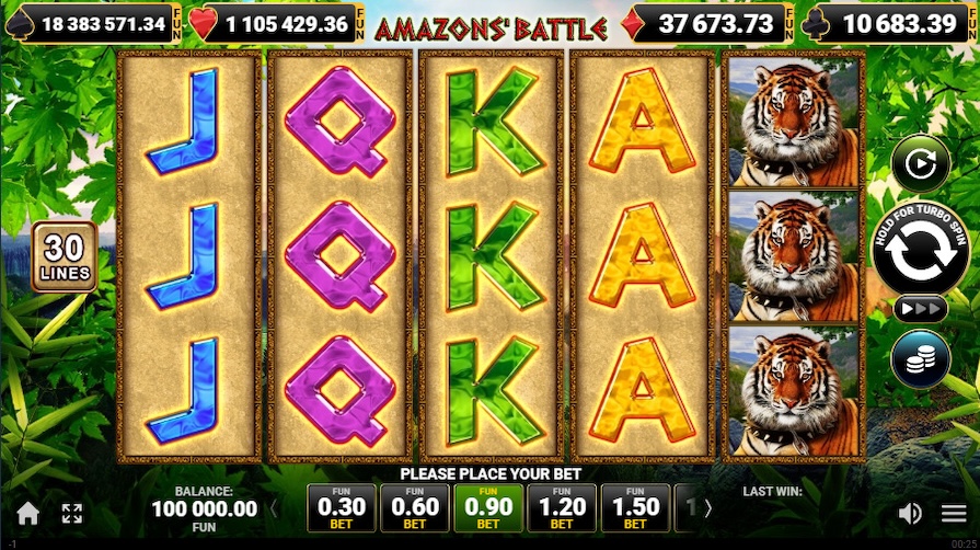 Слот Amazons' Battle