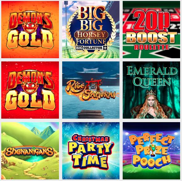 Provider Inspired Gaming games