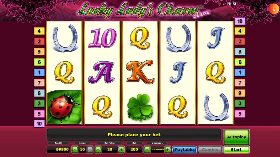 Slot Lucky Lady's Charm Deluxe