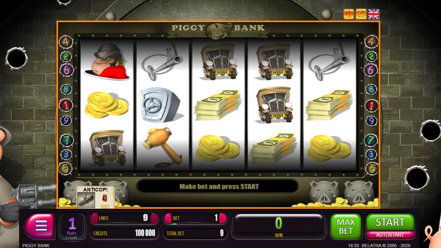 Slot Piggy Bank
