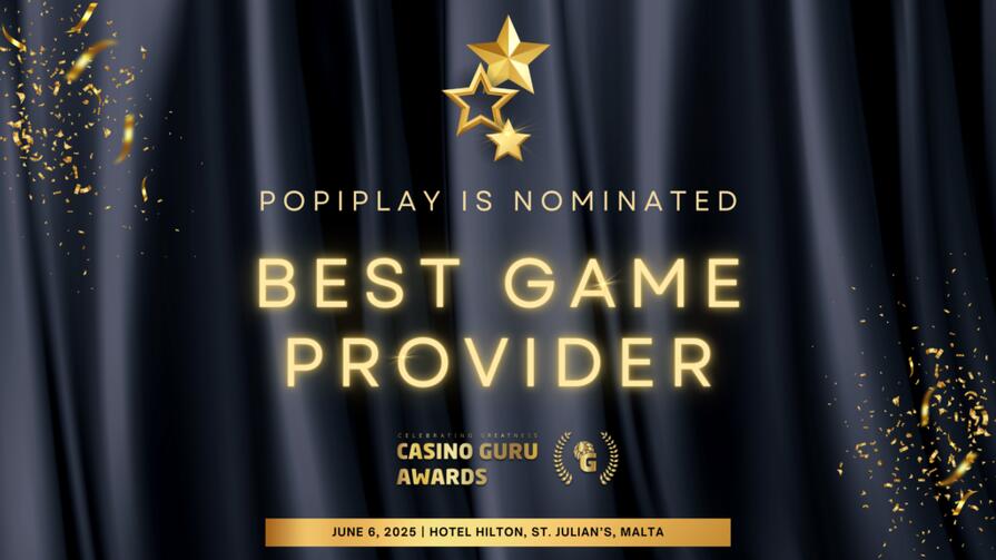 Popiplay номинирован на премию Casino Guru Awards 2025