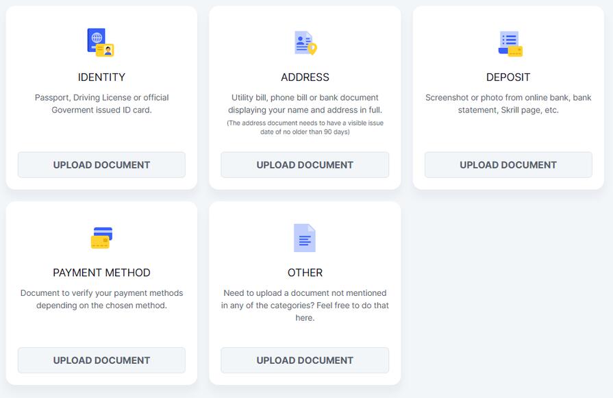 Верификация в BitStarz