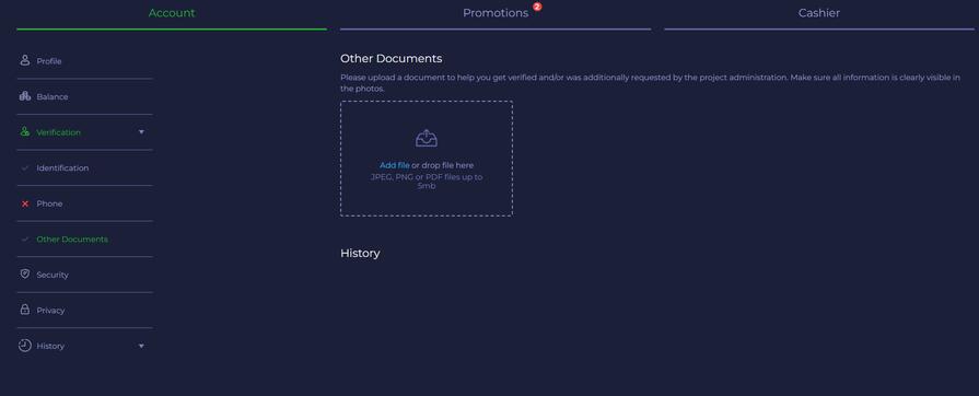 Ramenbet верификация