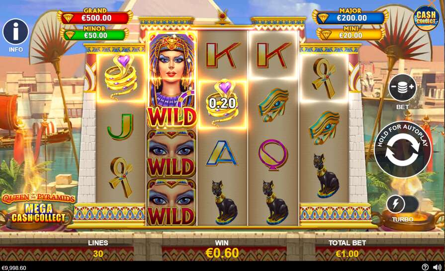 Queen of the Pyramids: Mega Cash Collect