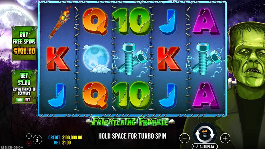 Слот Frightening Frankie