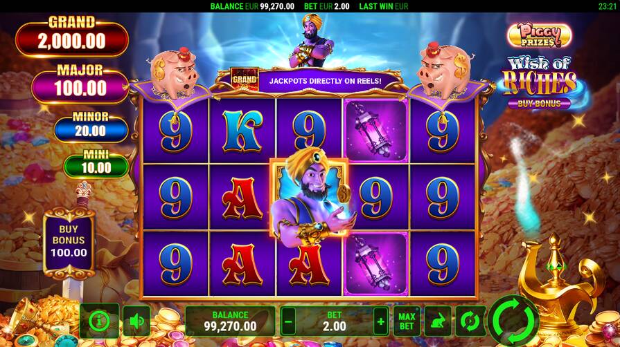 Piggy Prizes Wish of Riches