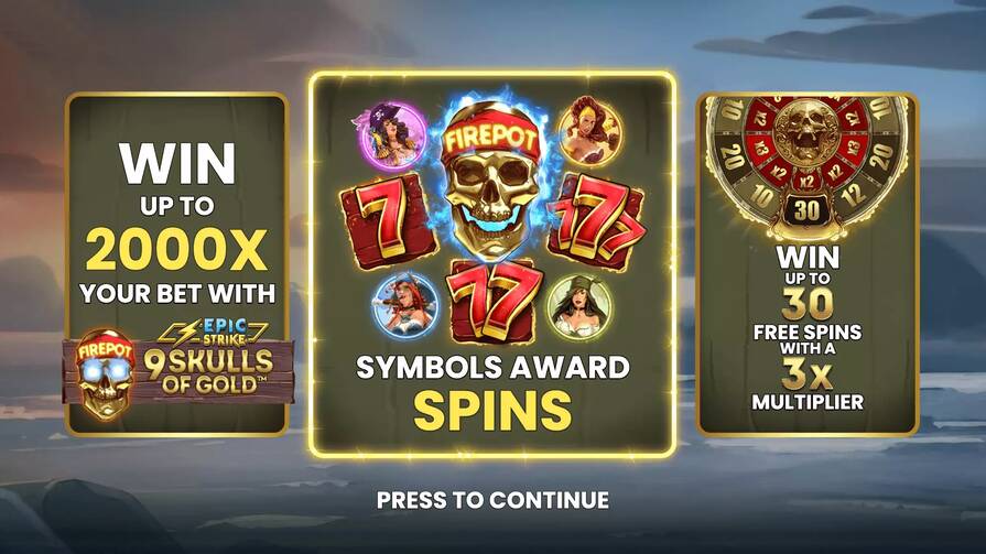 Слот 9 Skulls of Gold