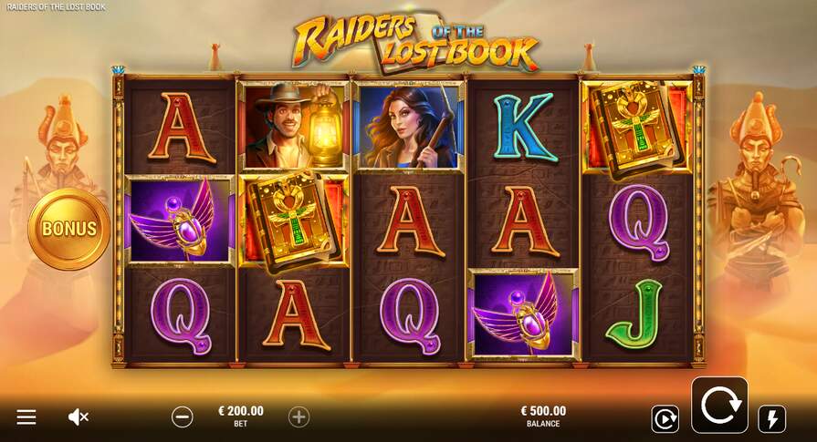 Слот Raiders of the Lost Book