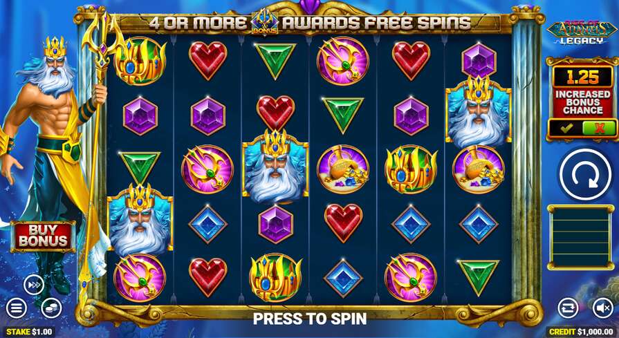 Слот Rise of Atlantis Legacy