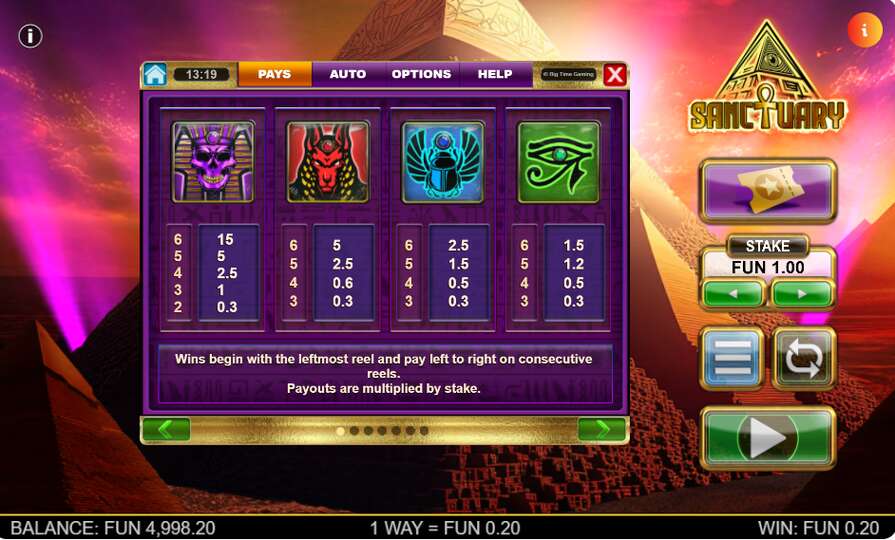 Символы в Sanctuary 