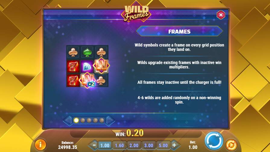 Бонусы в Wild Frames