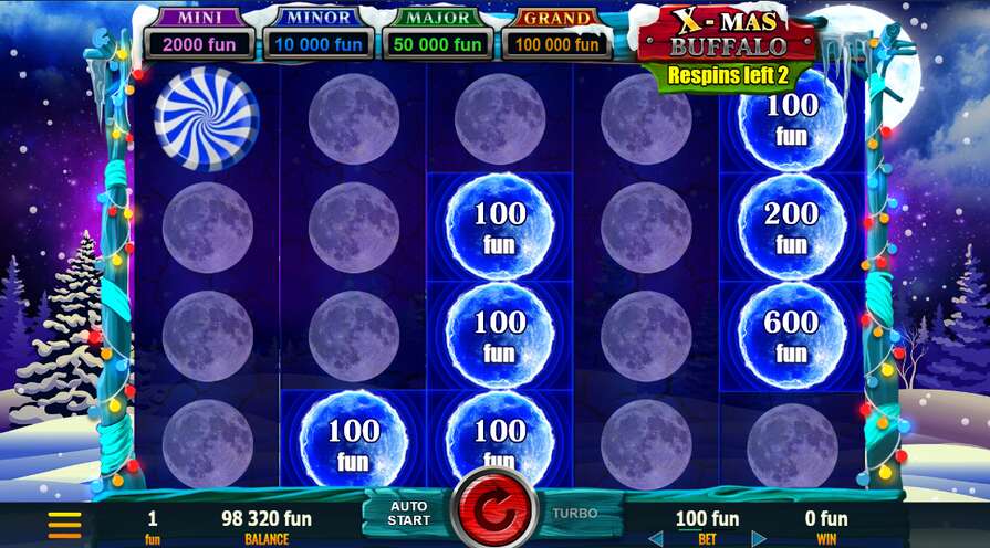Бонусы в X-mas Buffalo