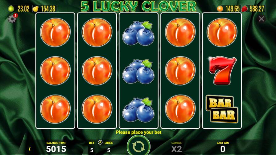 Слот 5 Lucky Clover