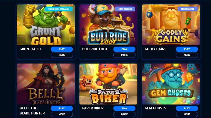 BULLSHARK GAMES игры провайдера