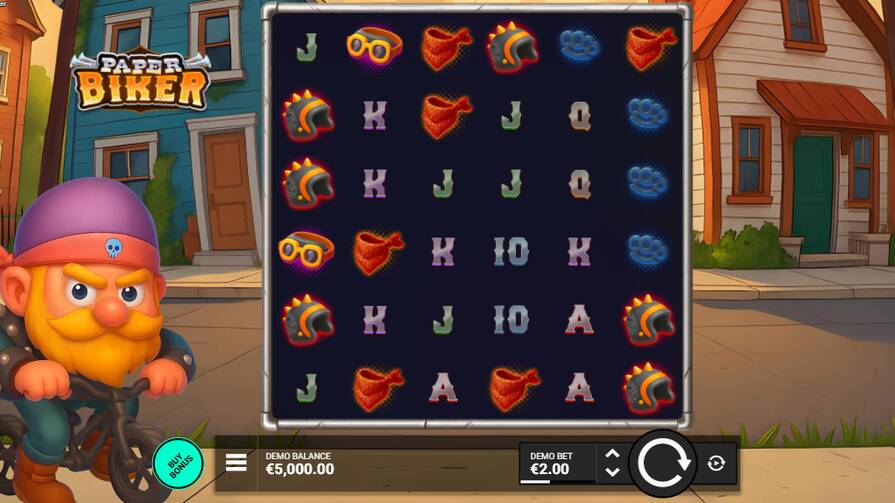 Слот Paper Biker
