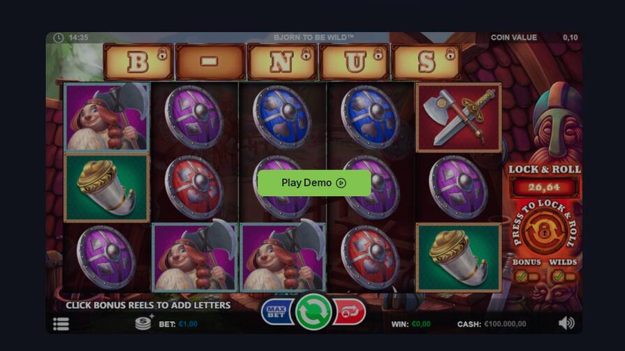Слот Bjorn to be Wild​