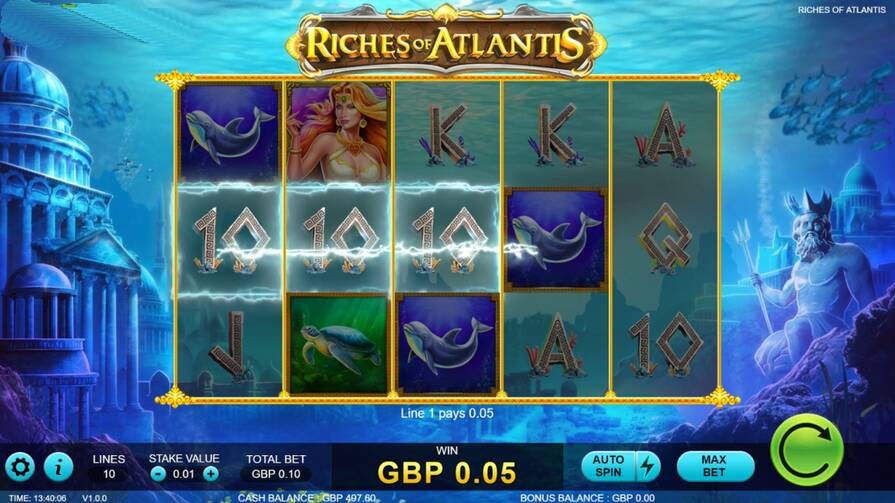 Слот Riches of Atlantis
