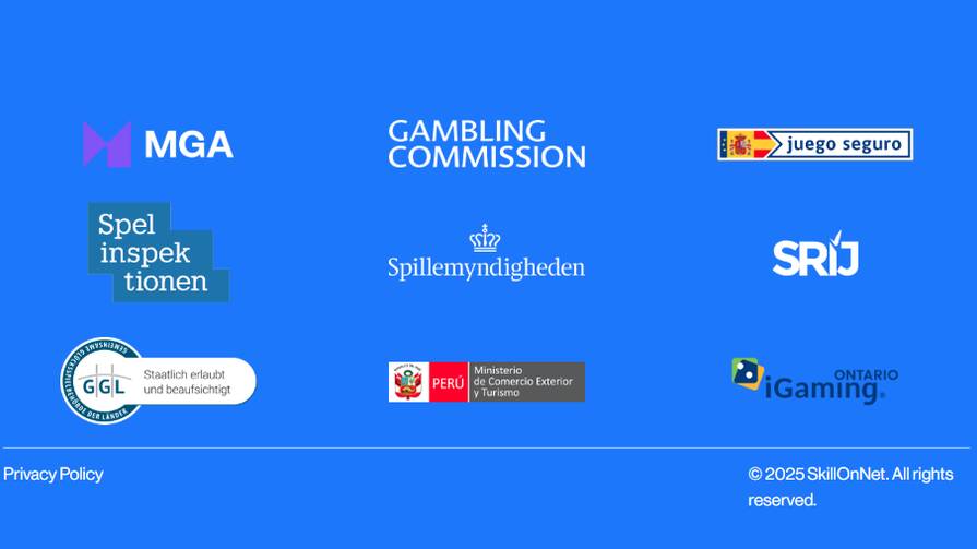Провайдер казино SkillOnNet лицензии